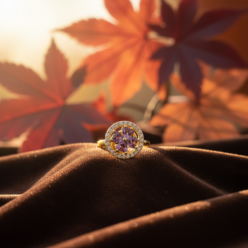 voir l’image automnale de la bague