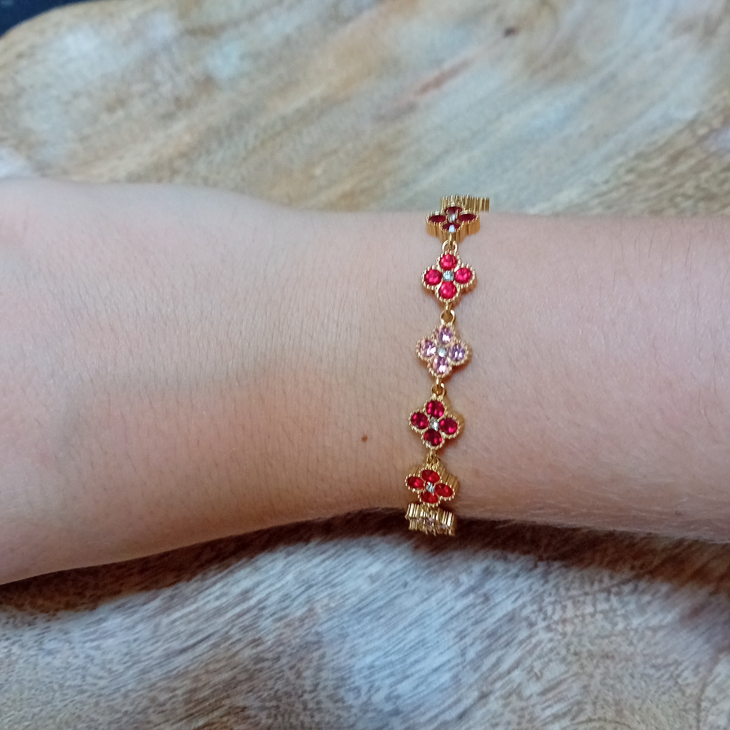 Bracelet Alya rouge