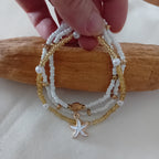 Set de 3 Bracelets Perles Plage