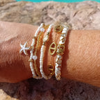 Set de 3 Bracelets Perles Plage
