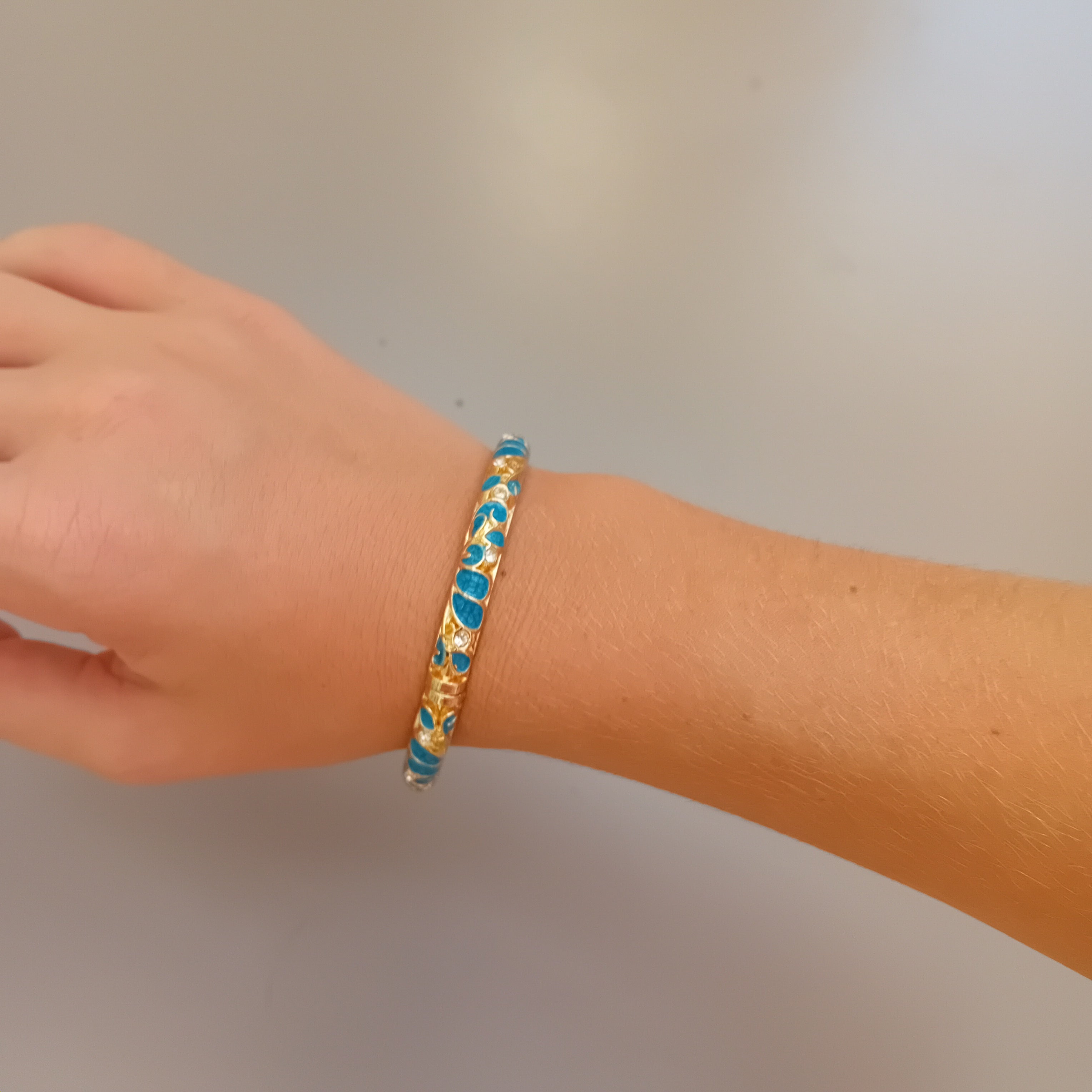 Jonc thailandais bleu