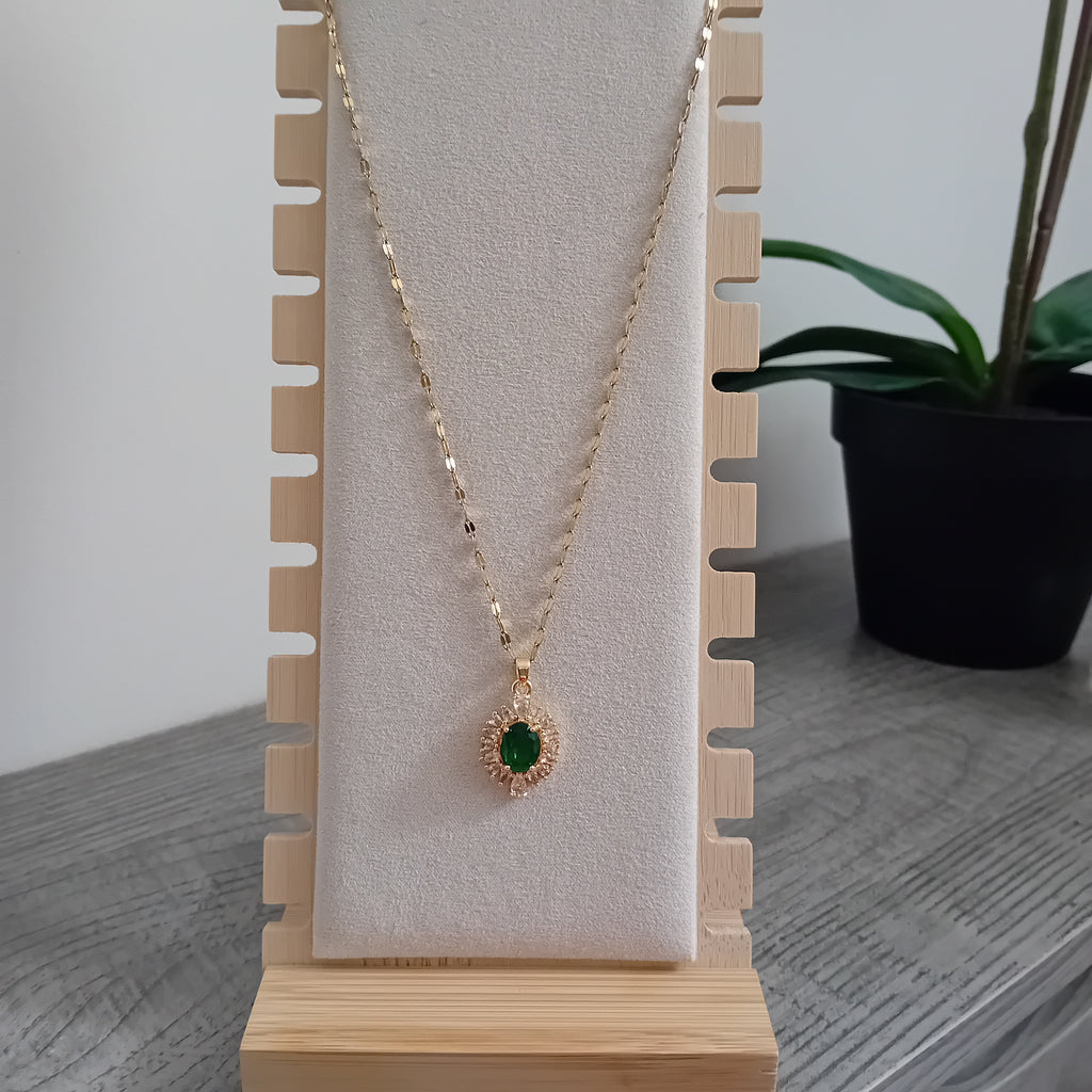 Enqemble bijoux Émeraude