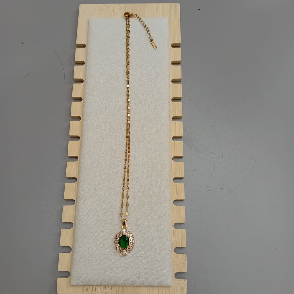 Enqemble bijoux Émeraude