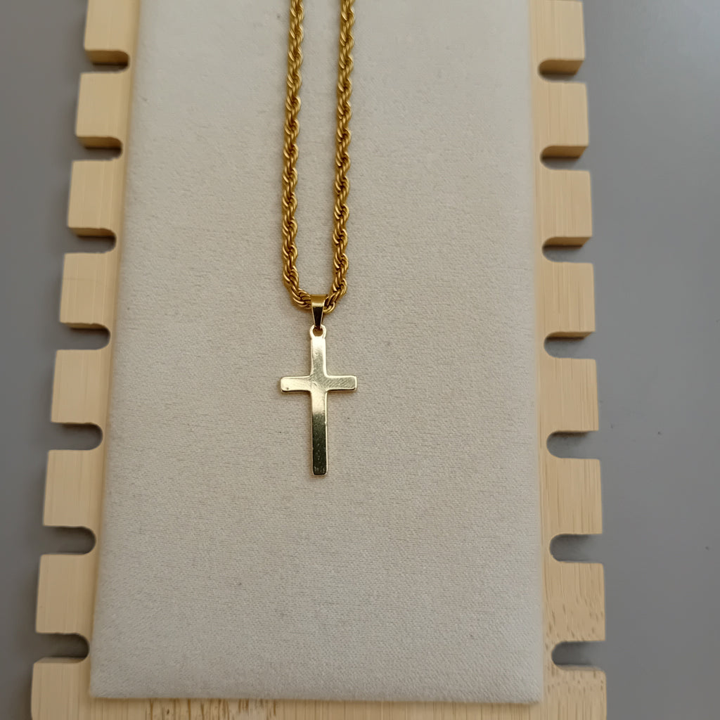 Collier Croix Dorée