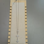 Collier Y 3 Étoiles Argentées