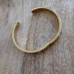 set de 2 bracelets et 1 jonc dorés
