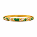 Jonc thailandais vert et blanc