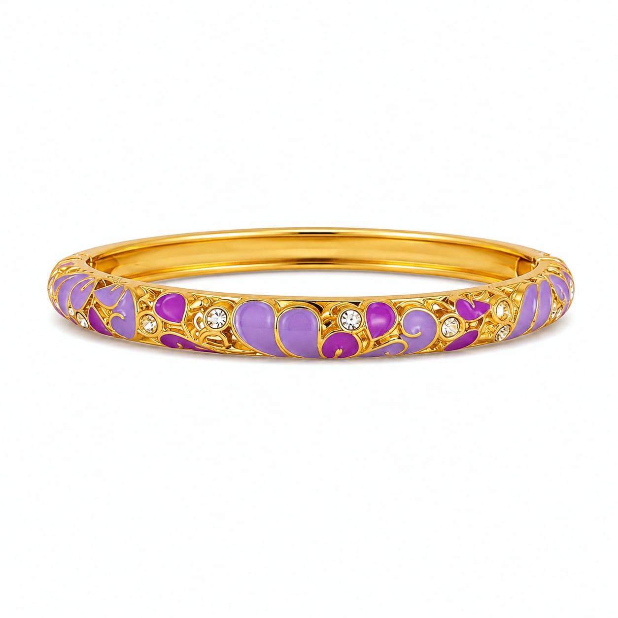 Jonc thailandais violet et rose