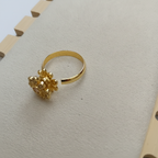 Bague boules dorées améliorée