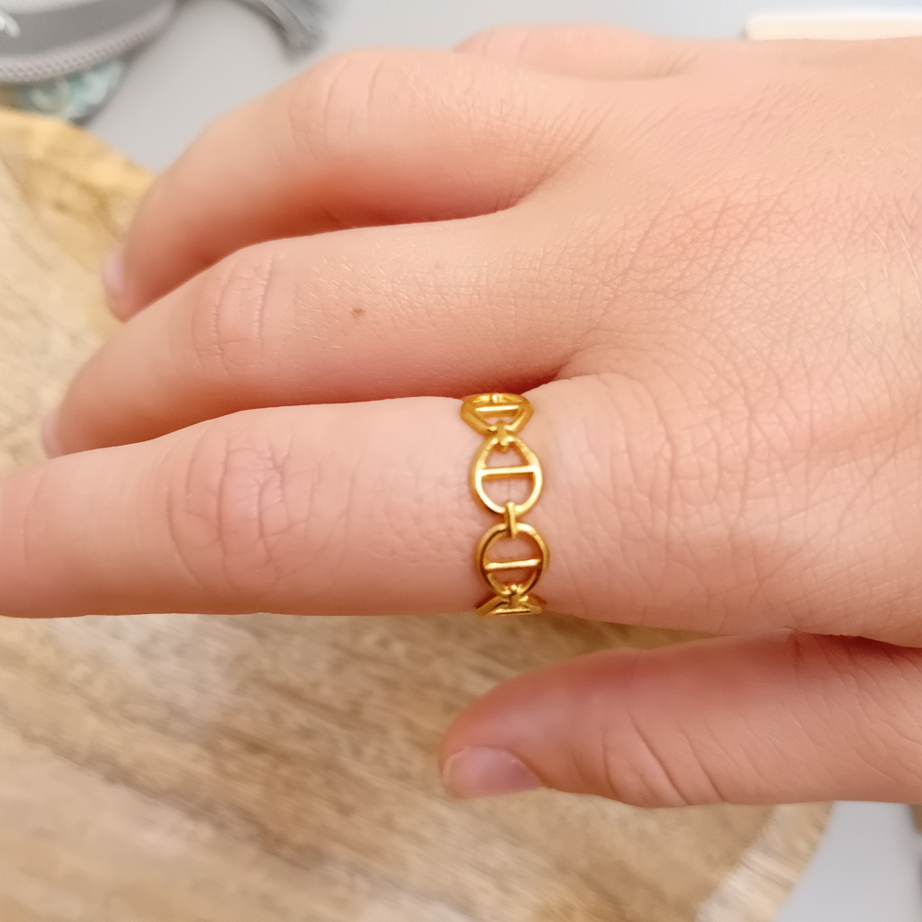 Bague chaîne marine portée améliorée