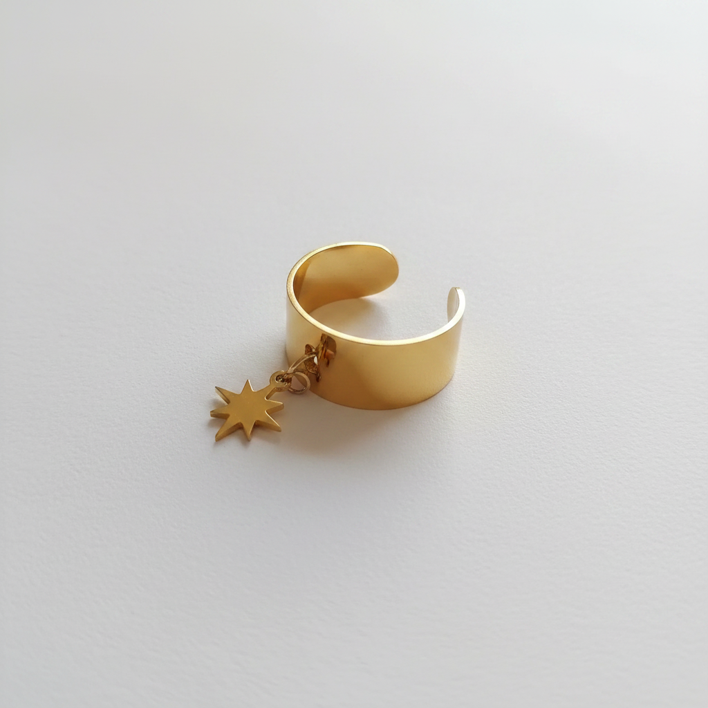 Bague étoile fond blanc améliorée