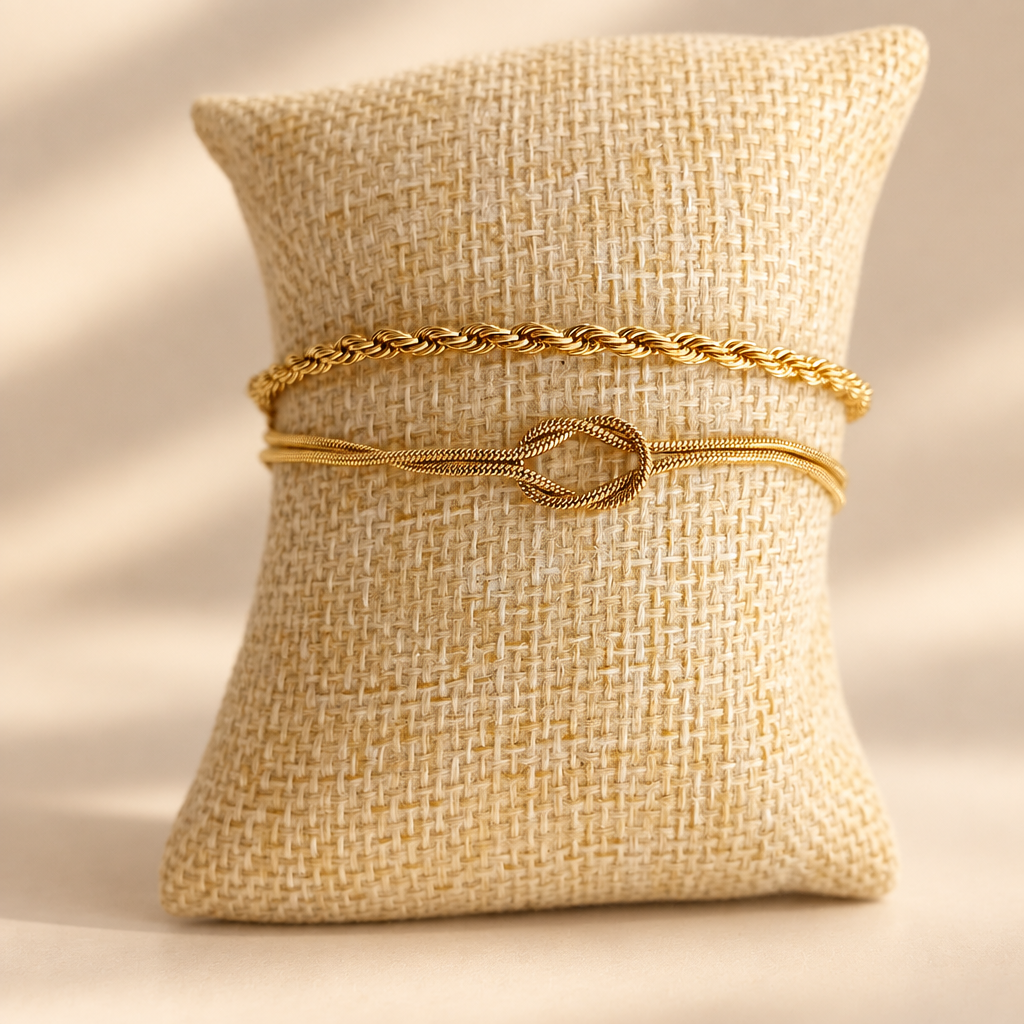 Bijou mis en valeur avec son coussin