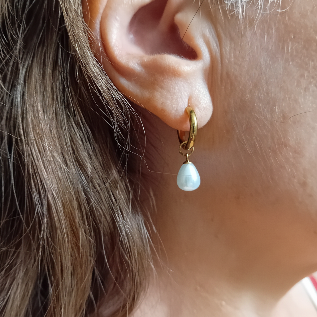 Boucles d'oreilles Perle - améliorée