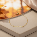Bracelet avec fond automnal sans feuilles