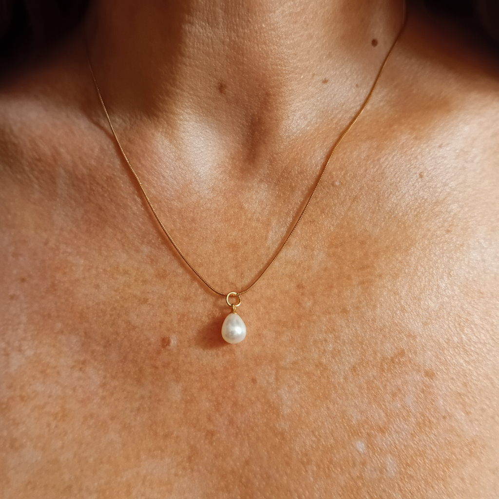 Collier Perle - photo améliorée
