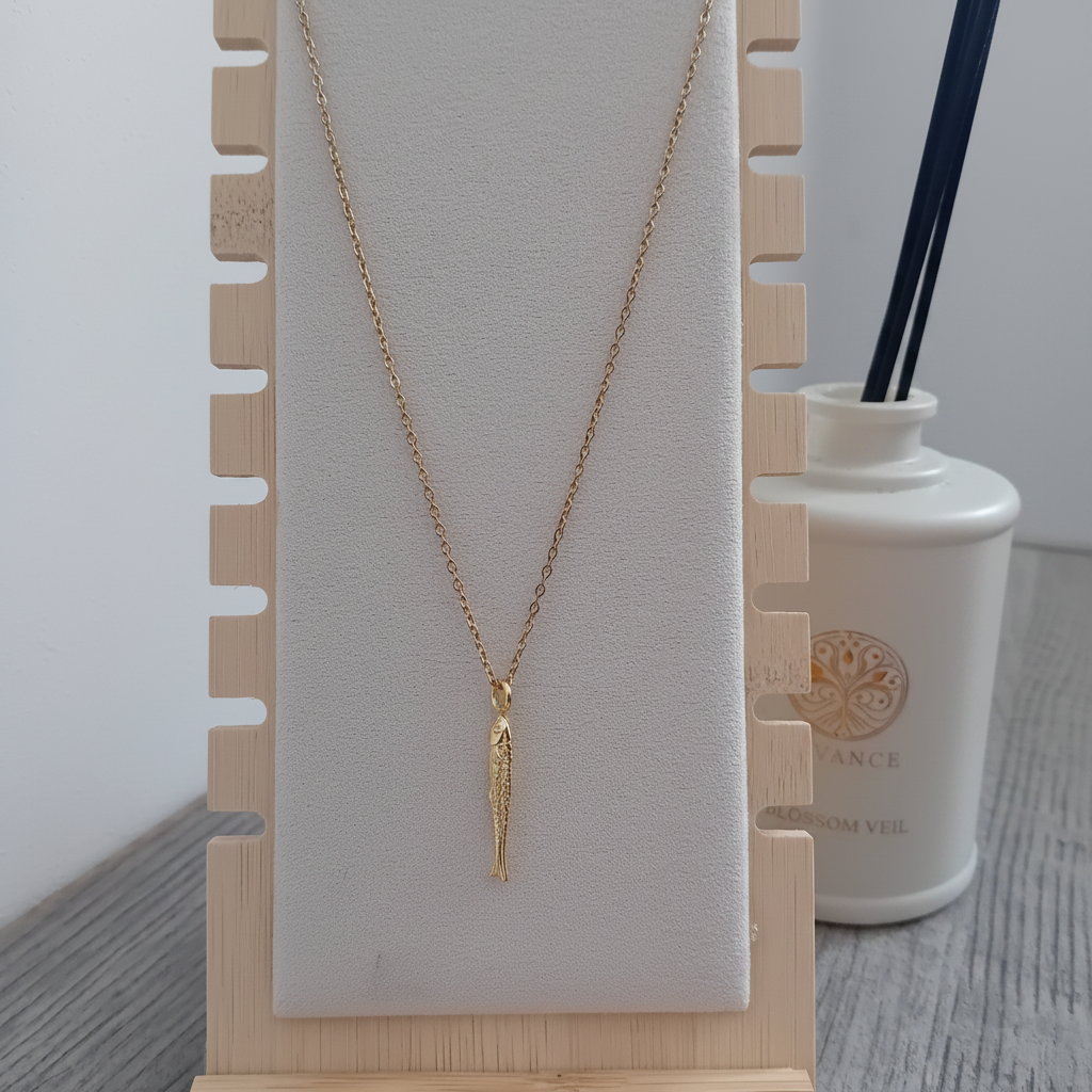 Collier Poisson Doré - améliorée