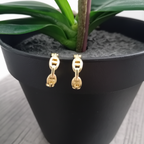Maille marine orchidée