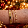 Set de bracelets en ambiance festive de fin d'année